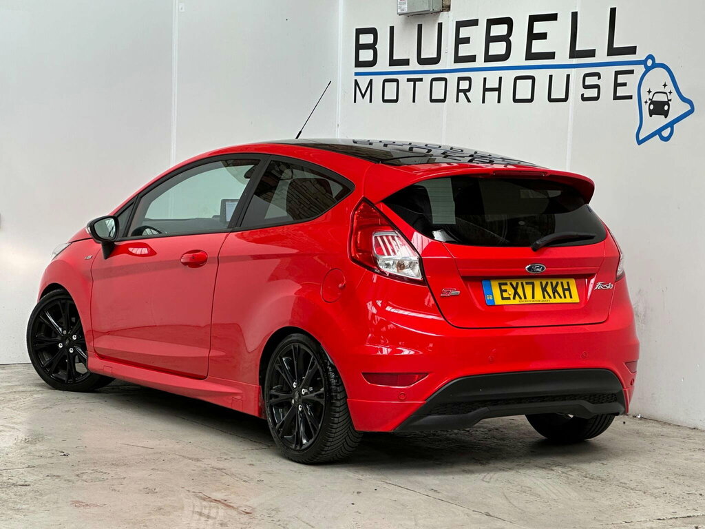 Ford Fiesta 1.0T Ecoboost St-line Euro 6 Ss EX17KKH Red #4