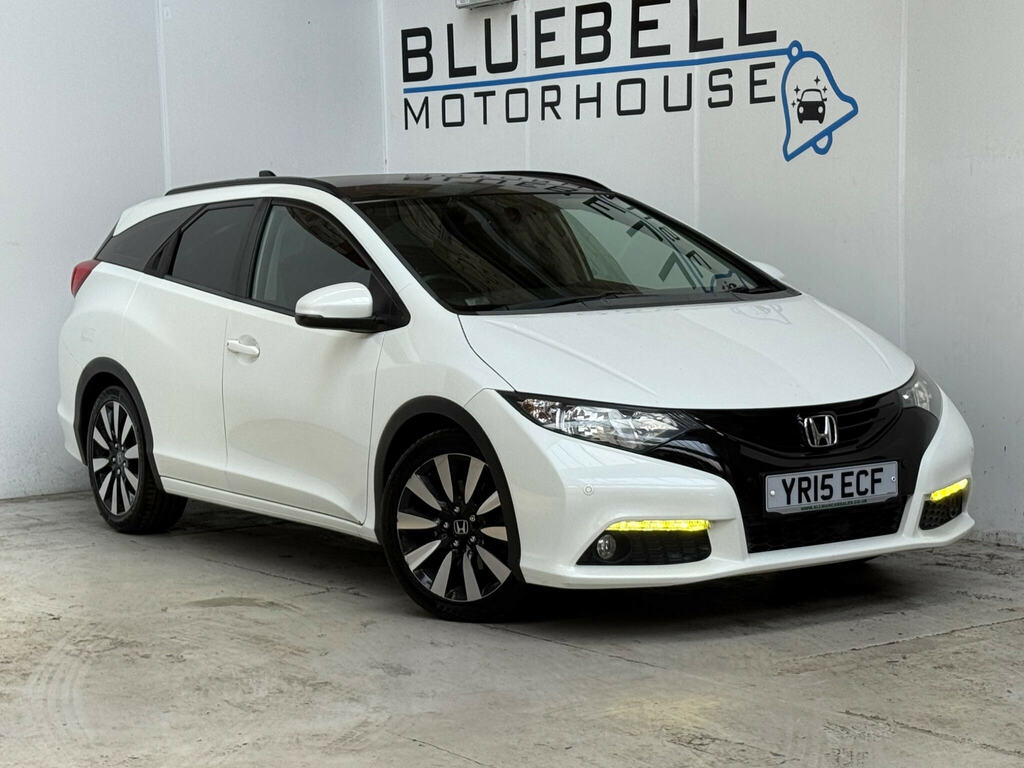 Honda Civic 1.8 I-vtec Se Plus Tourer Euro 5 Ss White
