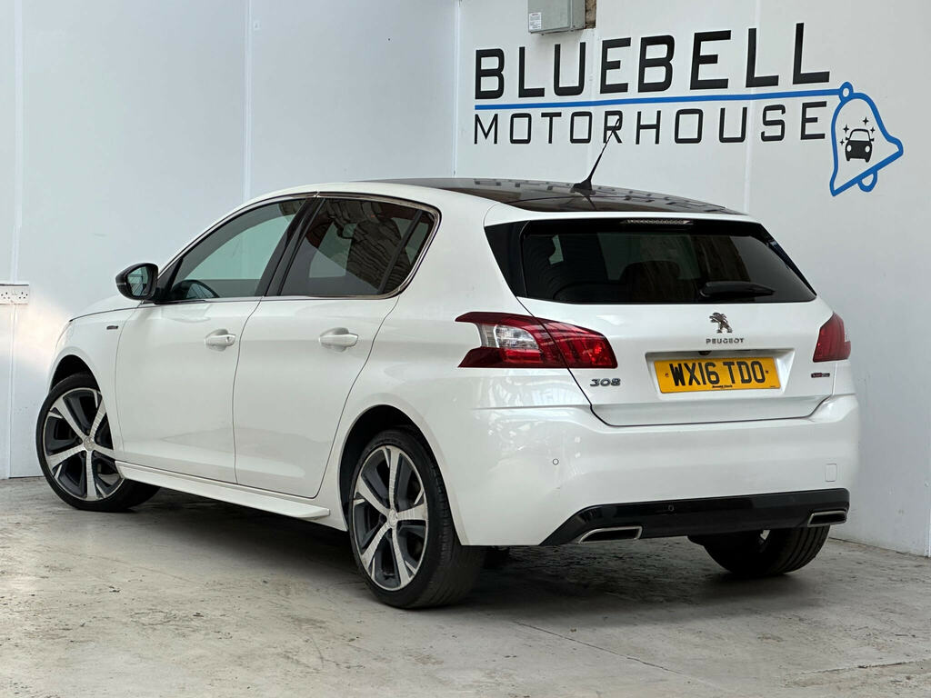 Peugeot 308 1.6 Bluehdi Gt Line Euro 6 Ss White #4