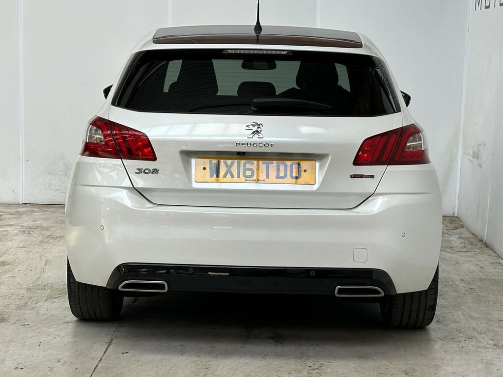 Peugeot 308 1.6 Bluehdi Gt Line Euro 6 Ss White #5