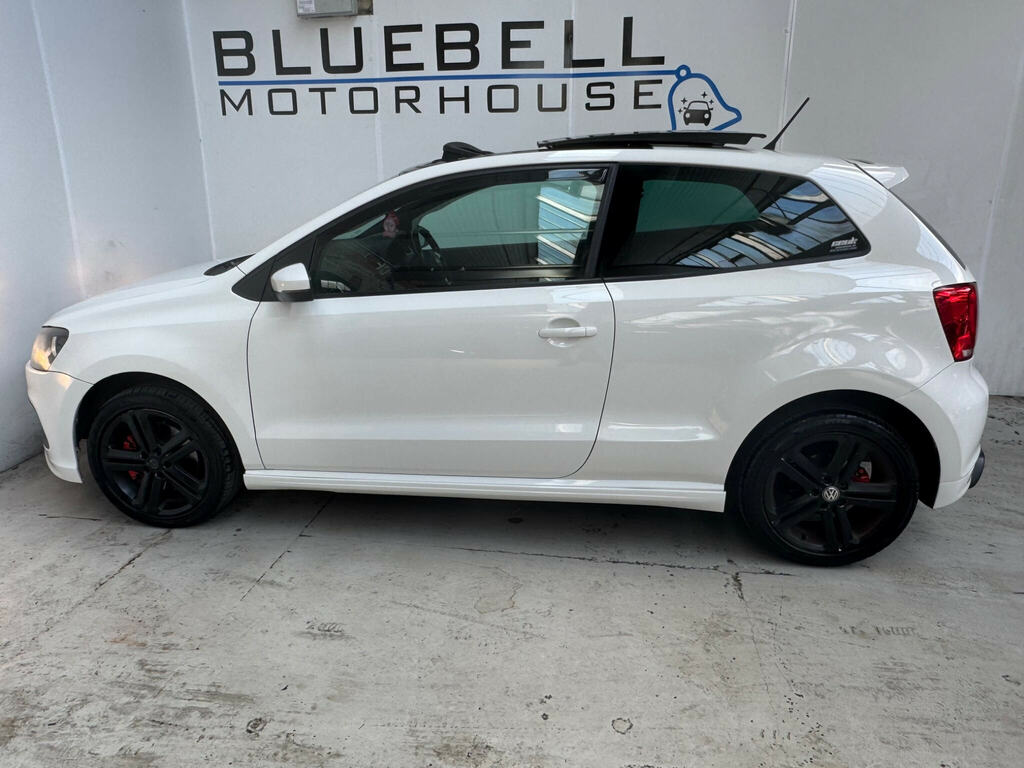 Volkswagen Polo 1.2 Tsi R-line Euro 5 White #6