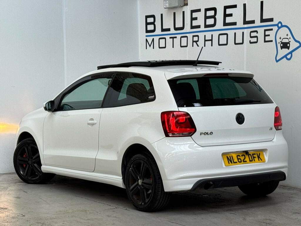 Volkswagen Polo 1.2 Tsi R-line Euro 5 White #4