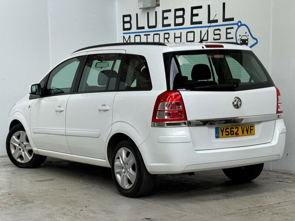 Vauxhall Zafira 1.6 16V Exclusiv Euro 5 White #4