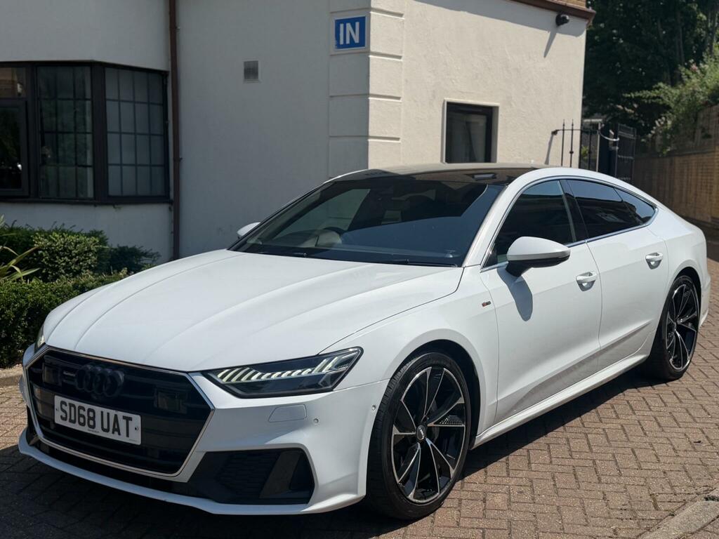 Audi A7 3.0 Tdi V6 50 S Line Sportback Tiptronic Quattro E White #4