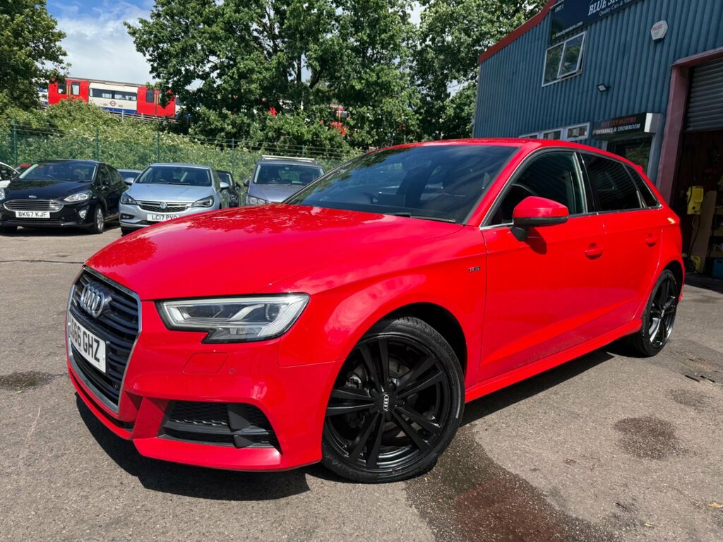 Audi A3 1.4 Tfsi Cod S Line Sportback S Tronic Euro 6 Ss Red