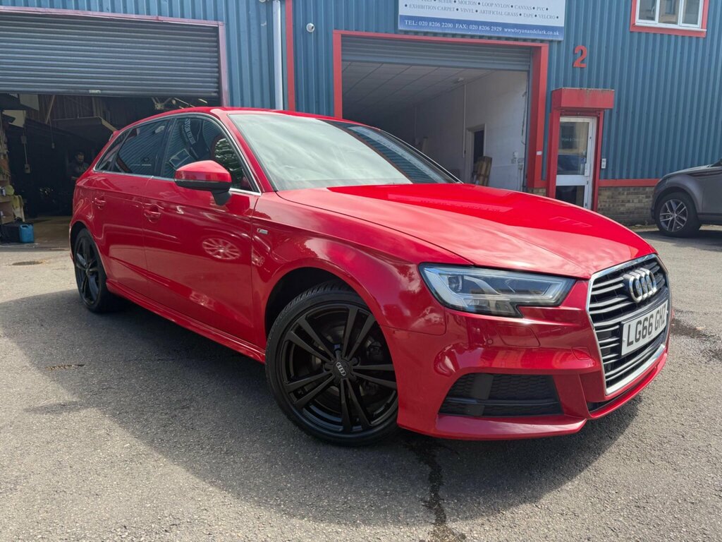 Audi A3 1.4 Tfsi Cod S Line Sportback S Tronic Euro 6 Ss LG66GHZ Red #3