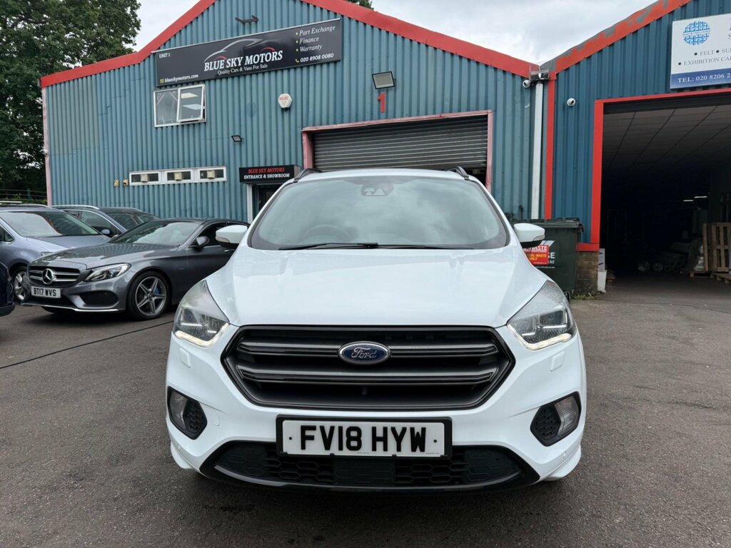 Ford Kuga 1.5 Tdci St-line Powershift Euro 6 Ss White #2