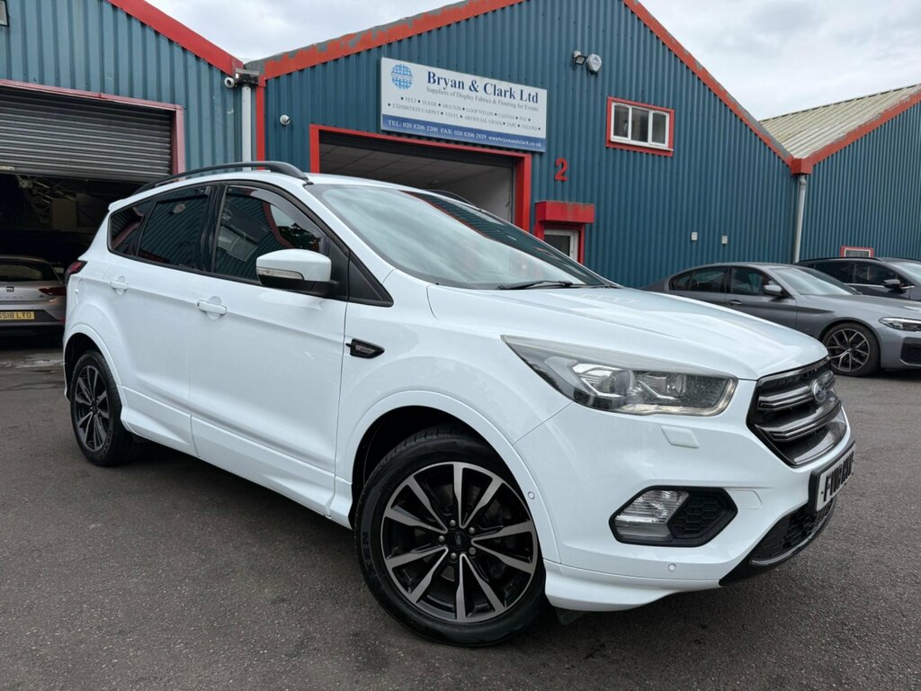Ford Kuga 1.5 Tdci St-line Powershift Euro 6 Ss White #3
