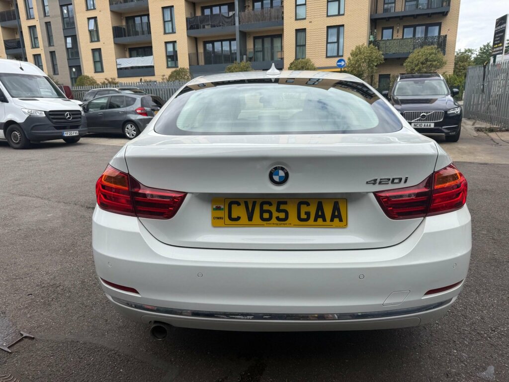 BMW 4 Series Gran Coupe 2.0 420I Luxury Euro 6 Ss CV65GAA White #3