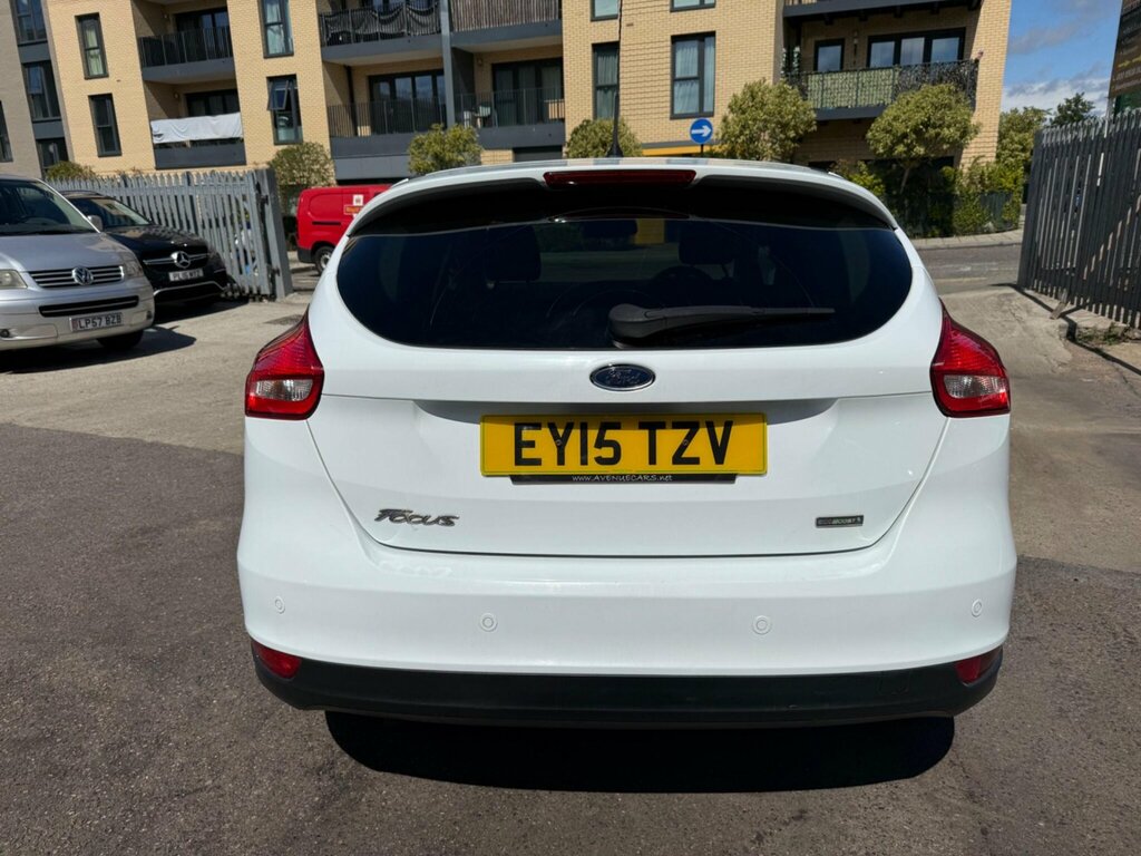 Ford Focus 1.0T Ecoboost Titanium Euro 6 Ss White #4