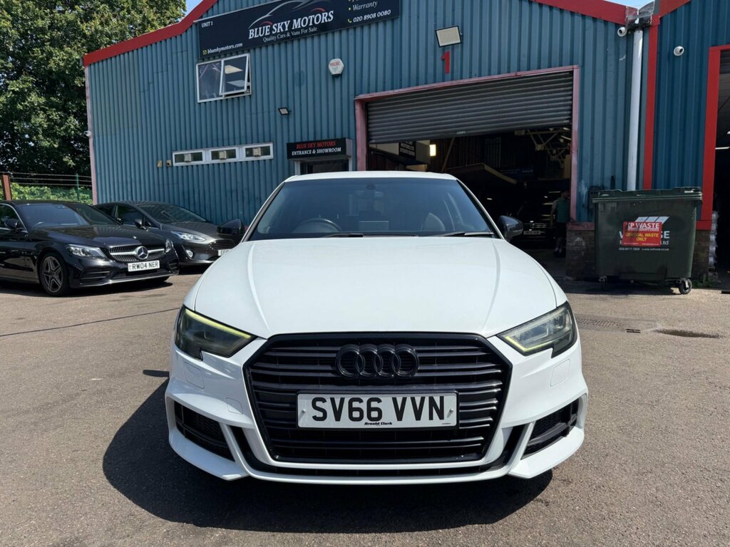 Audi A3 1.4 Tfsi Cod S Line S Tronic Euro 6 Ss SV66VVN White #2