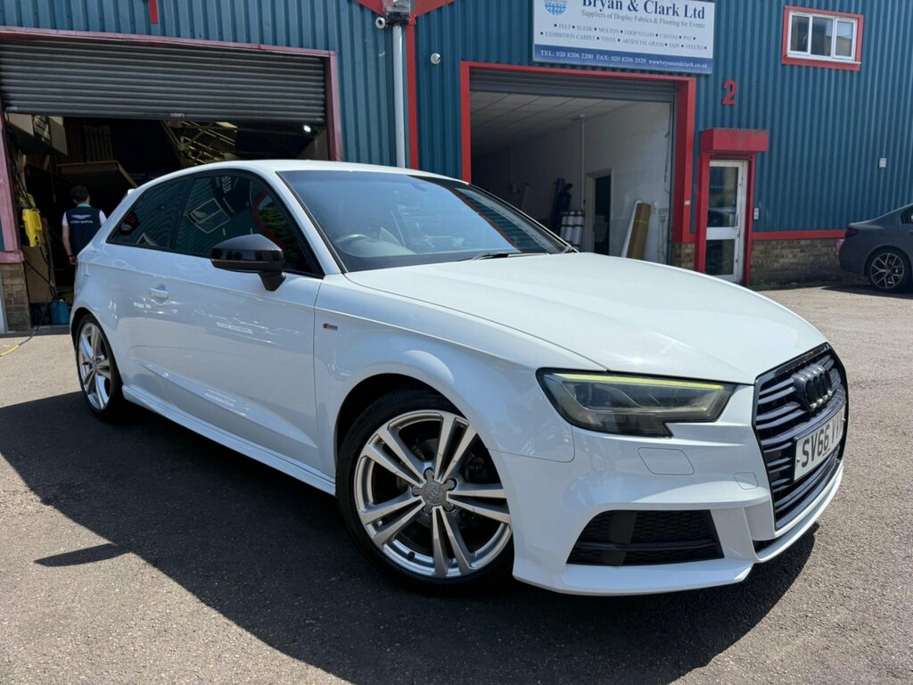 Audi A3 1.4 Tfsi Cod S Line S Tronic Euro 6 Ss SV66VVN White #3