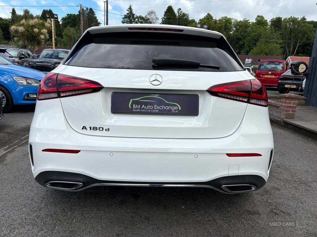 Mercedes-Benz A Class A180d Amg Line Executive AK19YHT White #5