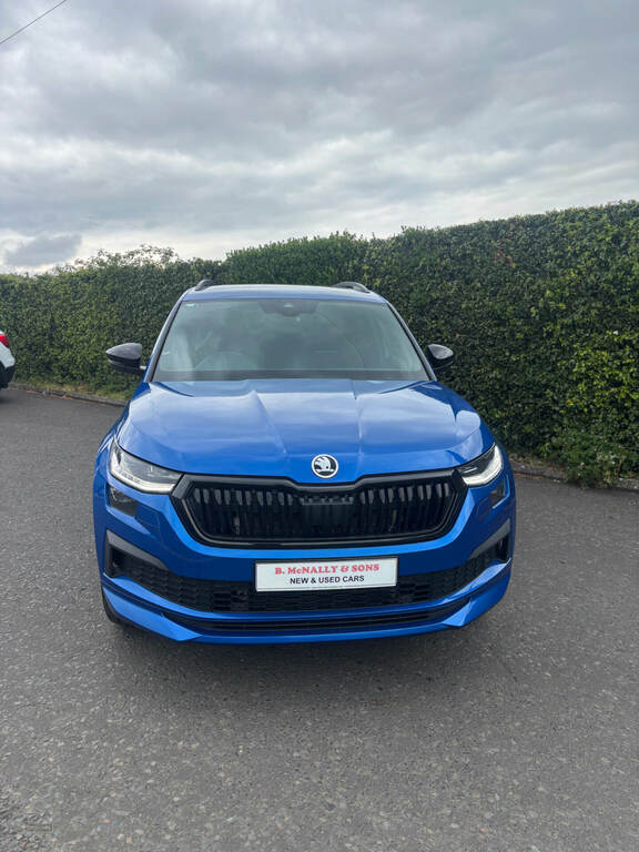 Skoda Kodiaq 2.0 Tdi 200 Sport Line 4X4 Dsg 7 Seat GSZ5499 Blue #4