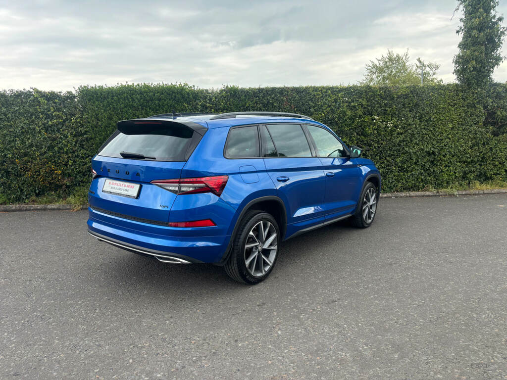 Skoda Kodiaq 2.0 Tdi 200 Sport Line 4X4 Dsg 7 Seat GSZ5499 Blue #2
