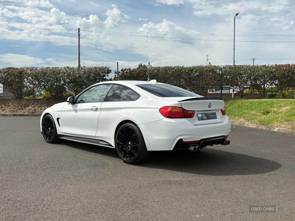 BMW 4 Series 420D M Sport White #3