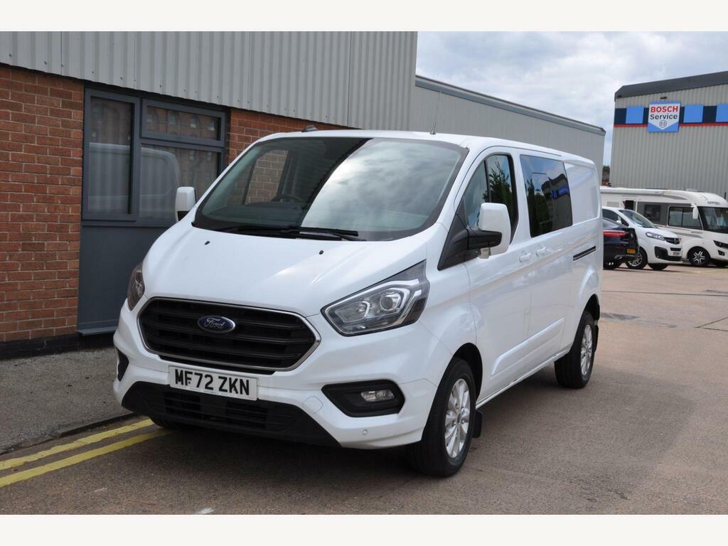 Ford Transit Custom 2.0 300 Ecoblue Limited Crew Van L2 H1 Euro 6 S S MF72ZKN White #3