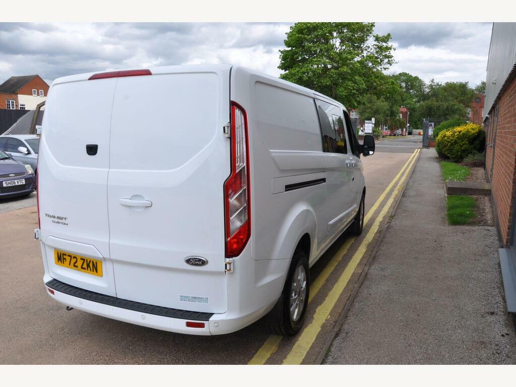 Ford Transit Custom 2.0 300 Ecoblue Limited Crew Van L2 H1 Euro 6 S S MF72ZKN White #6