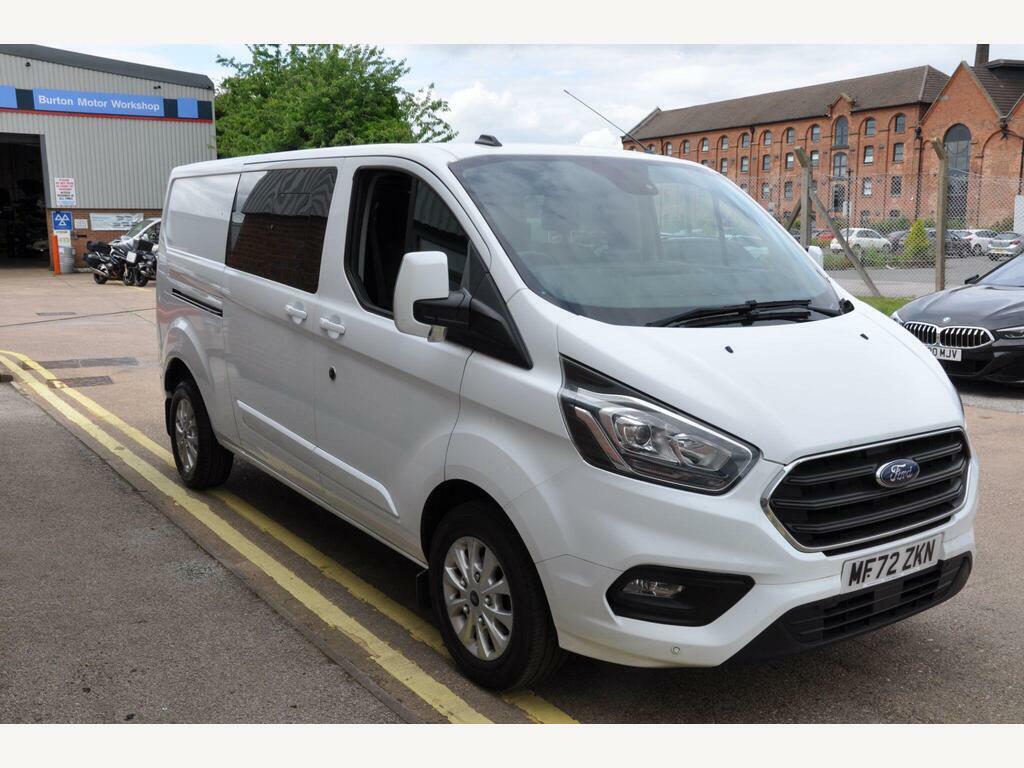 Ford Transit Custom 2.0 300 Ecoblue Limited Crew Van L2 H1 Euro 6 S S MF72ZKN White #2