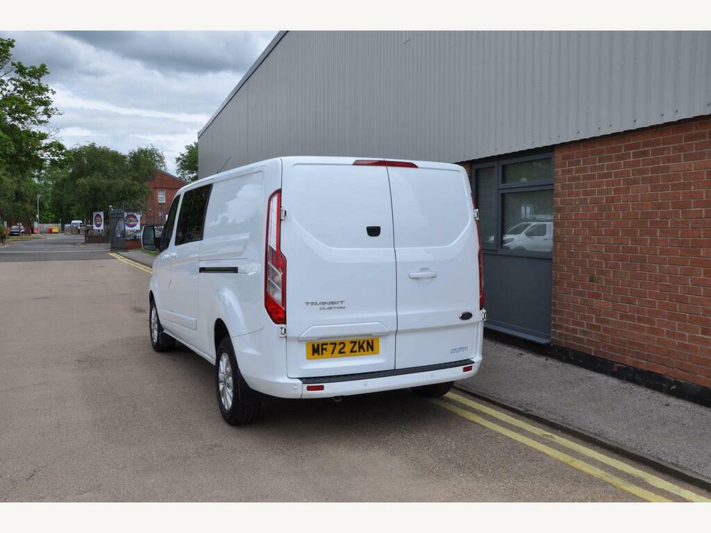 Ford Transit Custom 2.0 300 Ecoblue Limited Crew Van L2 H1 Euro 6 S S MF72ZKN White #5