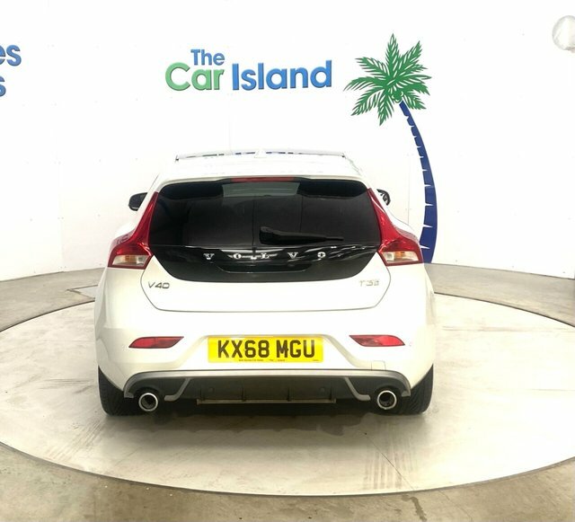 Volvo V40 T3 Gpf R-design Pro KX68MGU White #6