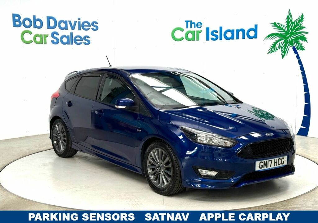 Ford Focus Ecoboost St-line Hatchback GM17HCG Blue