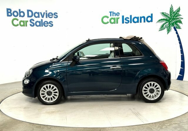Fiat 500C Lounge Convertible Blue #4