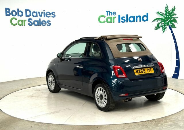 Fiat 500C Lounge Convertible Blue #5