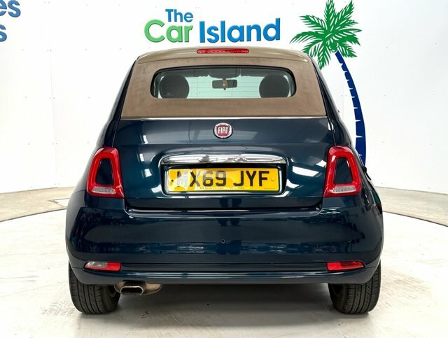 Fiat 500C Lounge Convertible Blue #6