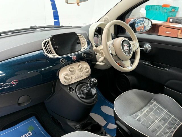 Fiat 500C Lounge Convertible Blue #3