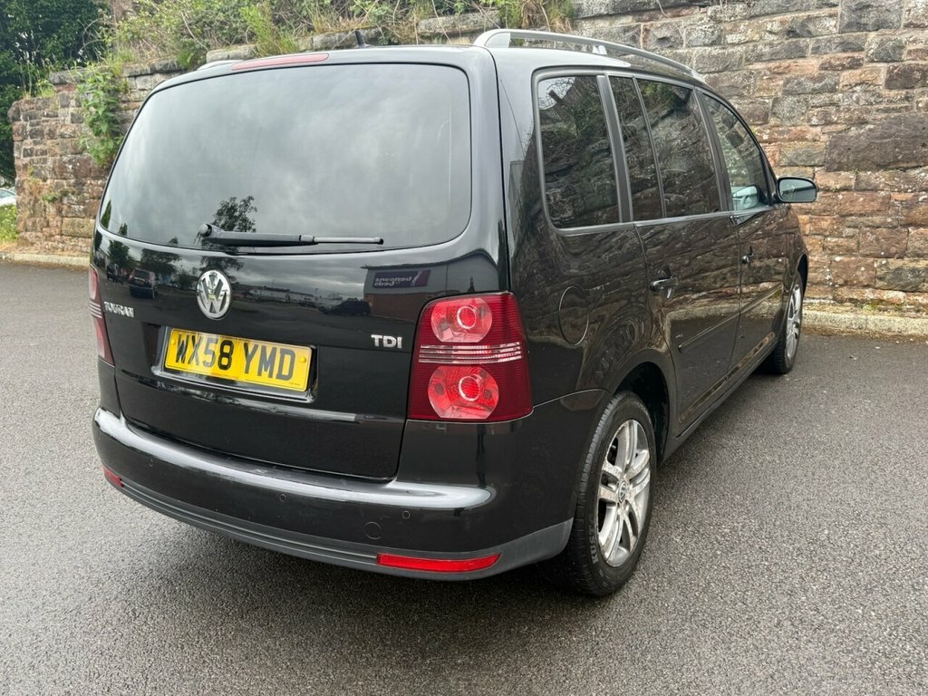Volkswagen Touran Se WX58YMD Black #6