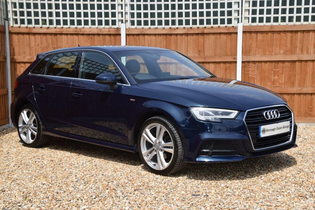 Audi A3 1.4 Tfsi Cod S Line Sportback S Tronic Euro 6 Ss Blue