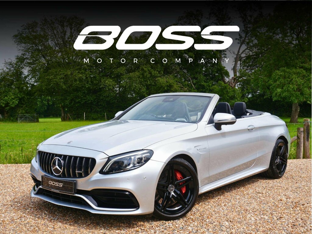 Mercedes-Benz C Class 4.0 C63 V8 Biturbo Amg S Premium Plus Cabriolet HT19HPP Silver