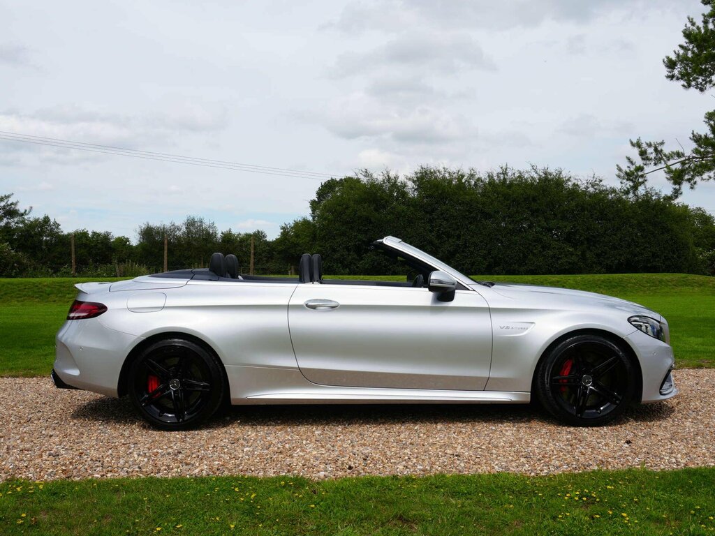 Mercedes-Benz C Class 4.0 C63 V8 Biturbo Amg S Premium Plus Cabriolet HT19HPP Silver #3