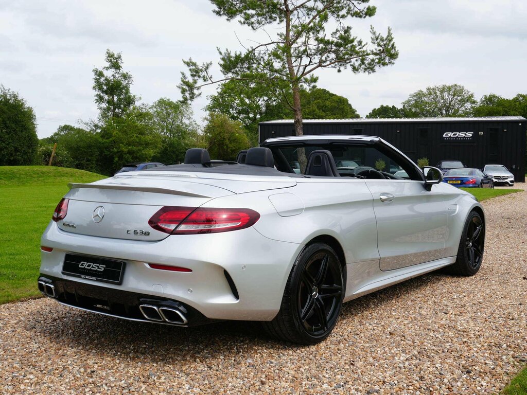 Mercedes-Benz C Class 4.0 C63 V8 Biturbo Amg S Premium Plus Cabriolet HT19HPP Silver #4