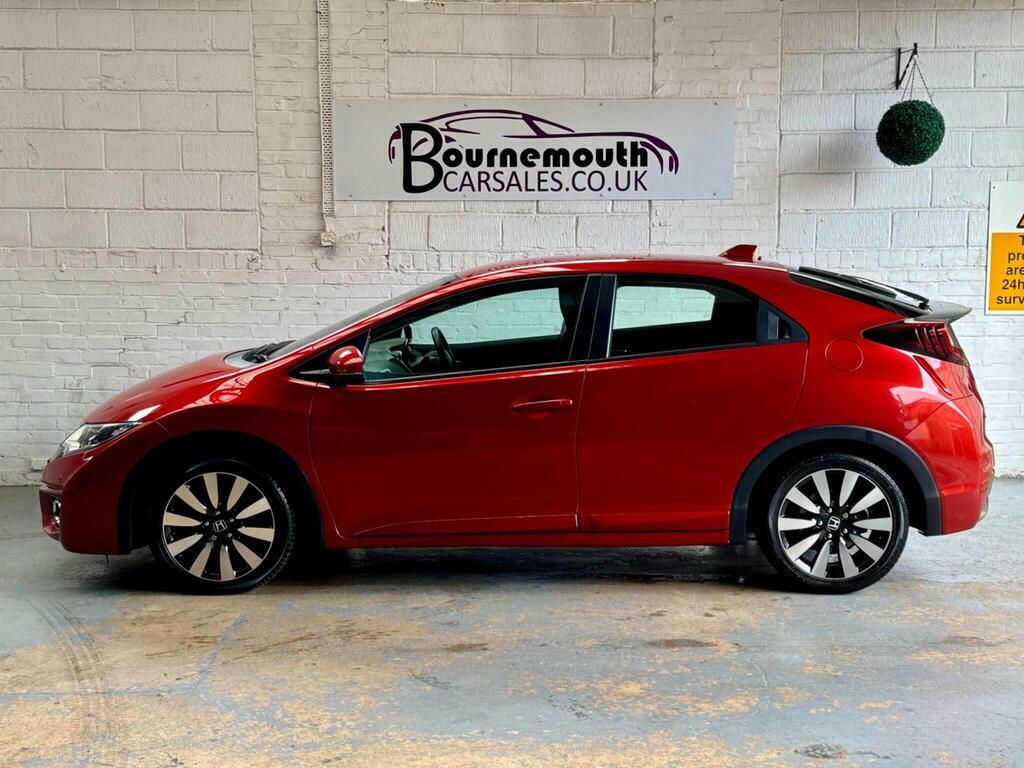Honda Civic 1.8 I-vtec Se Plus Euro 6 Red #5
