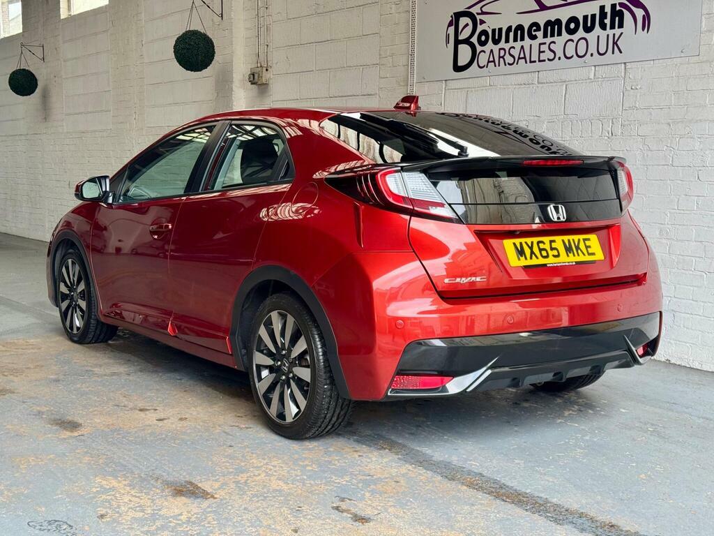 Honda Civic 1.8 I-vtec Se Plus Euro 6 Red #4