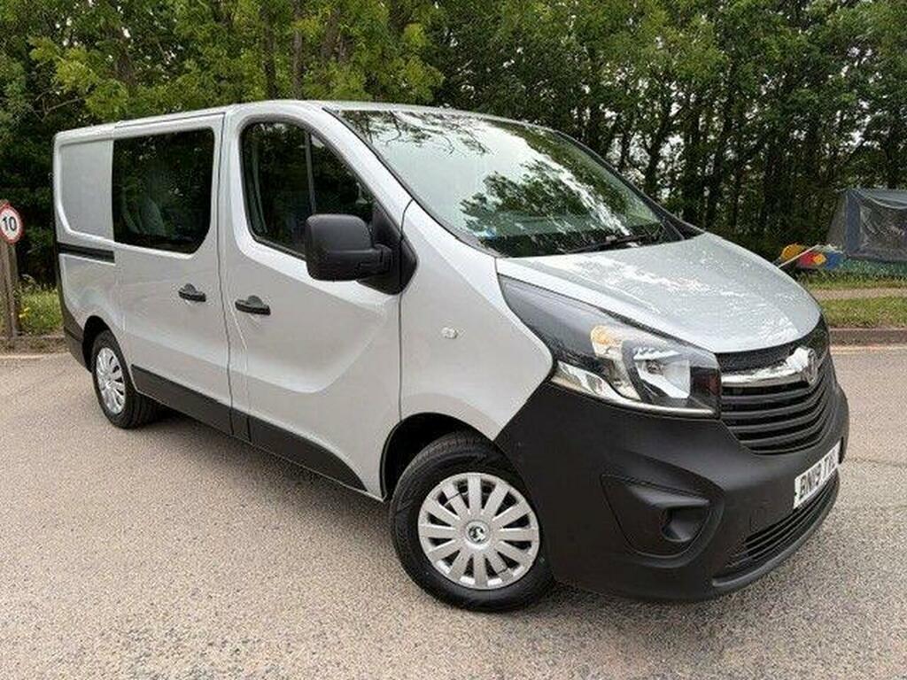 Vauxhall Vivaro 1.6 Cdti 2900 Crew Van L1 H1 Euro 6 Ss 6 S Silver