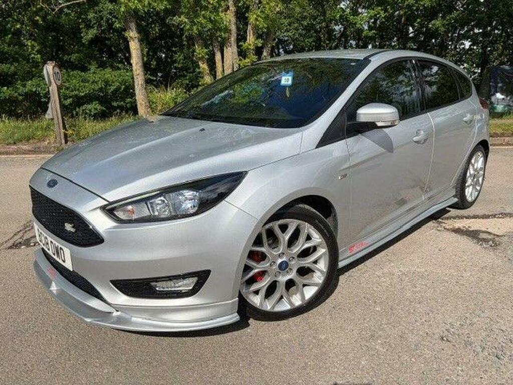 Ford Focus 1.0T Ecoboost St-line Euro 6 Ss BC18OWO Silver #3