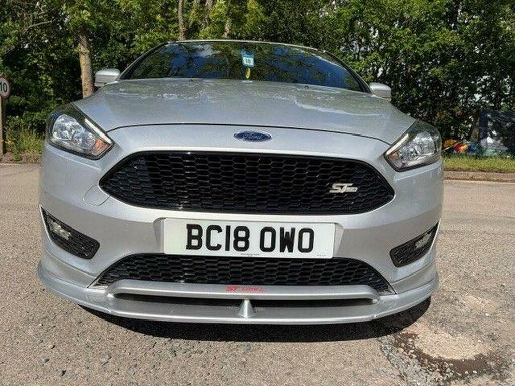 Ford Focus 1.0T Ecoboost St-line Euro 6 Ss BC18OWO Silver #2