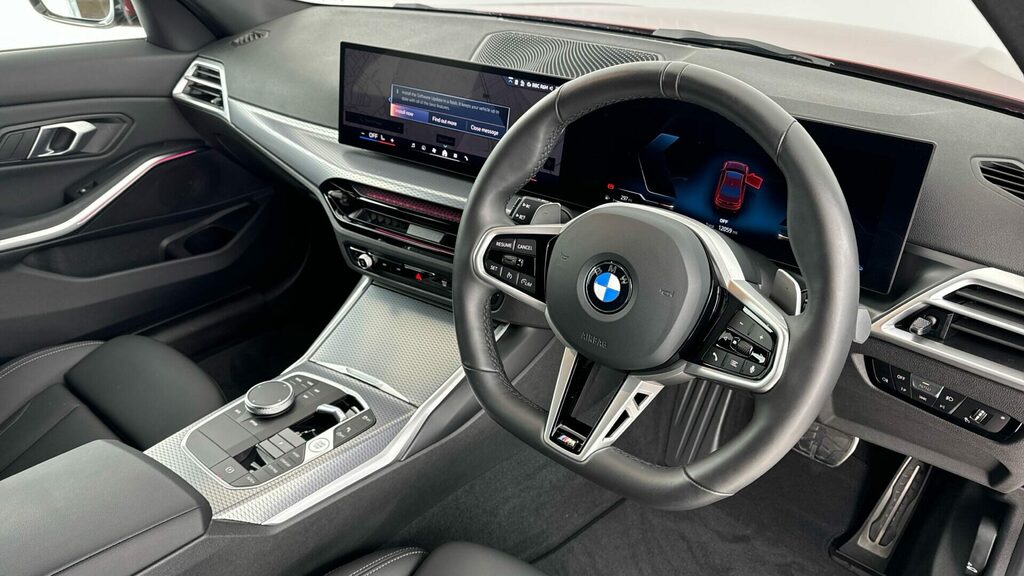 BMW 3 Series Saloon YH75NPY Red #6