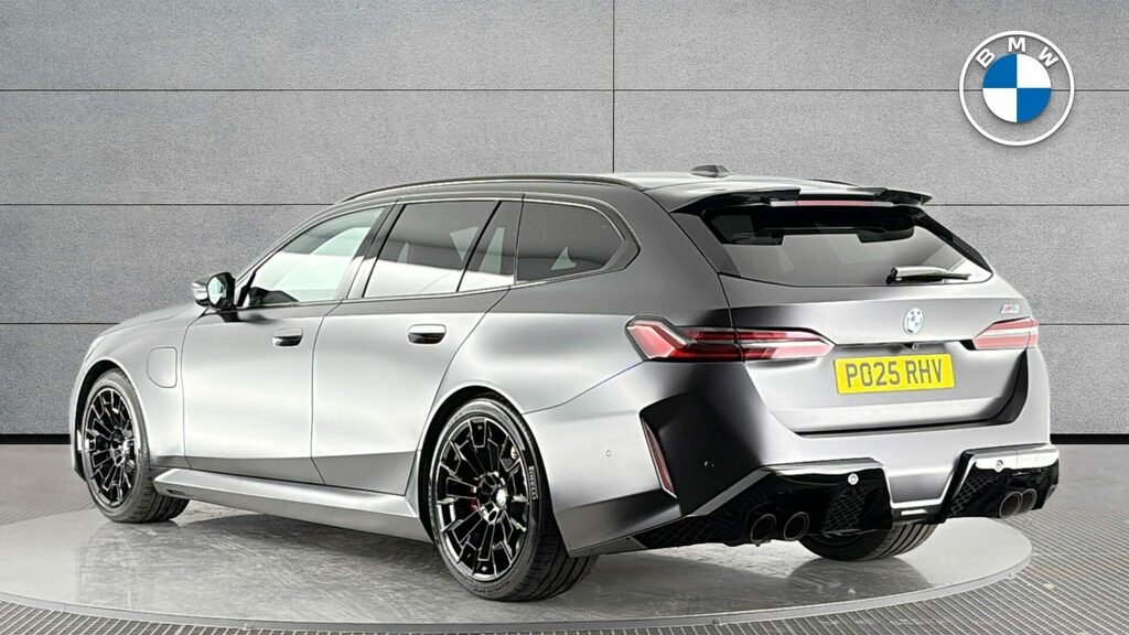 BMW M5 Estate PO25RHV Grey #2
