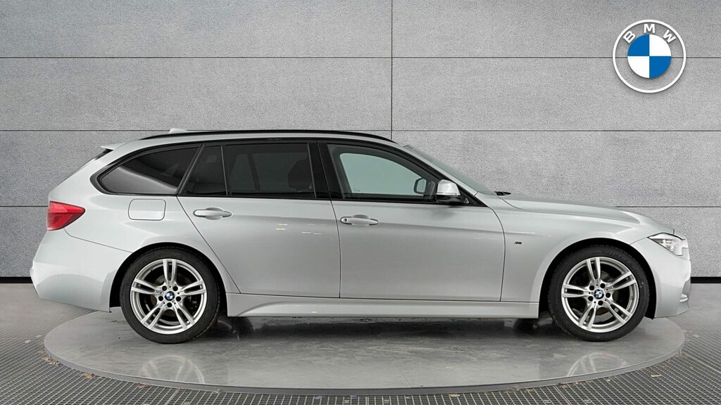 BMW 3 Series 320D M Sport Touring YD68TWL Silver #3