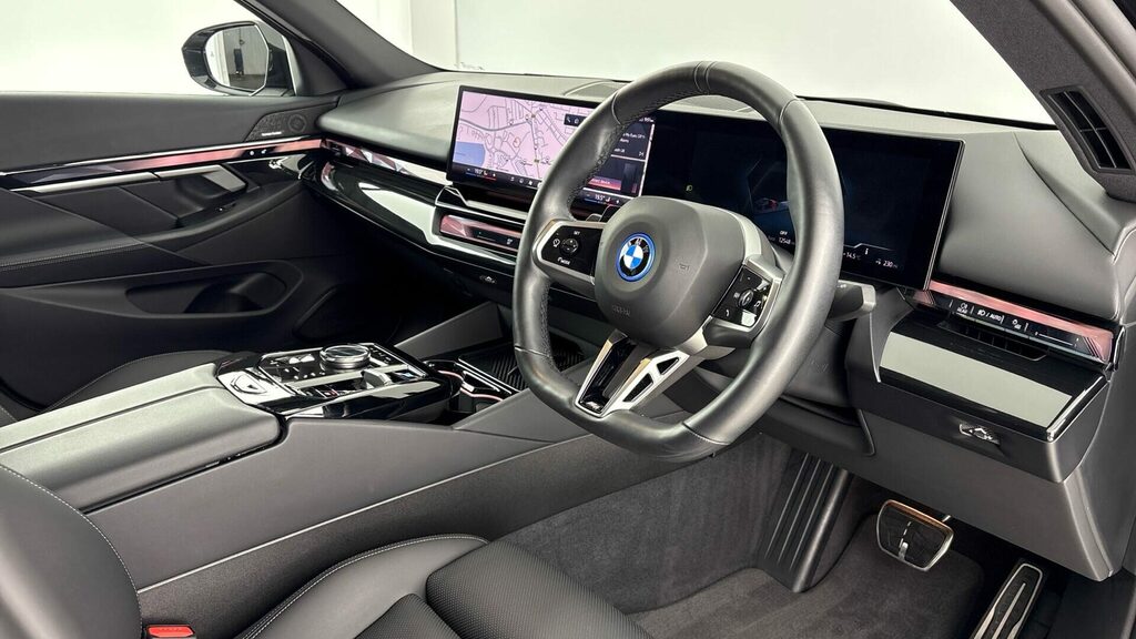 BMW i5 Saloon AK24NBM Black #6