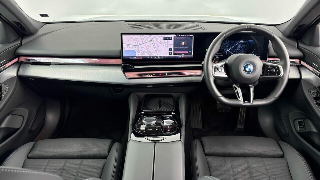 BMW i5 Saloon YH75LVL Grey #4