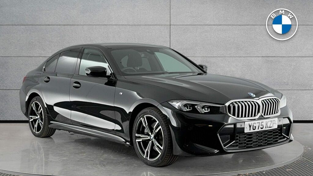 BMW 3 Series Saloon YG75KZP Blue