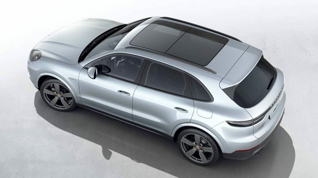 Porsche Cayenne Hybrid Silver #4