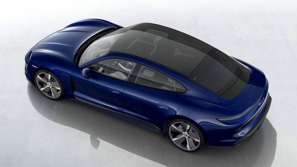 Porsche Taycan Electric BA55JDC Blue #4