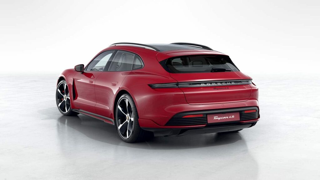 Porsche Taycan Electric Red #3