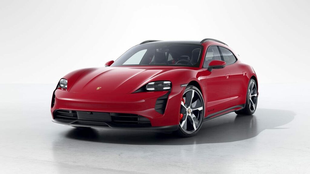 Porsche Taycan Electric Red